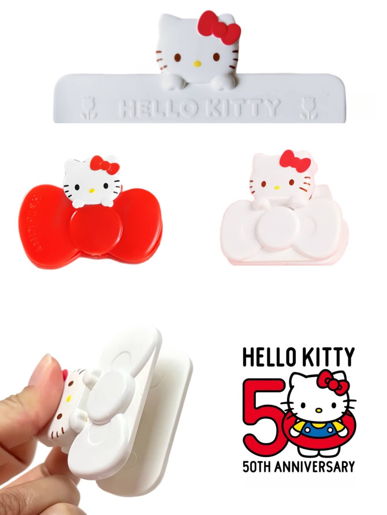 Food Good Snacks - 1/2 adet/takım hellokittys gıda torbası klipsleri
