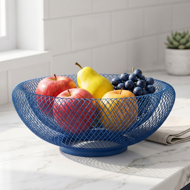 Snacks Food Gift Baskets - Demir Meyve Sepeti Modern Minimal Metal
