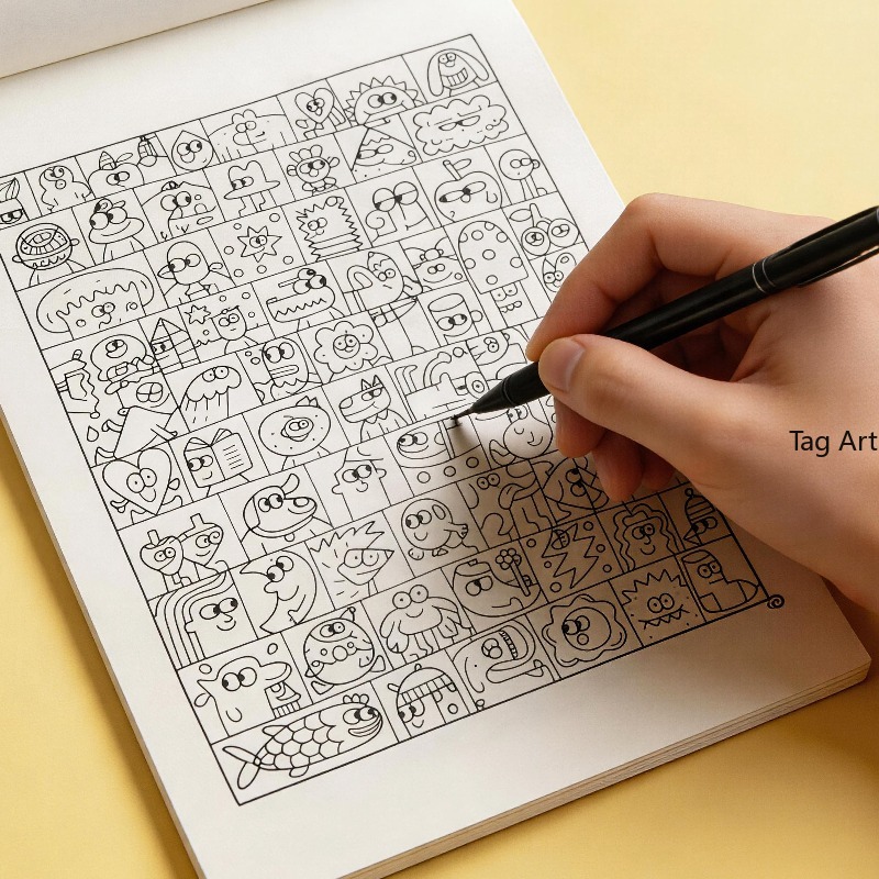Endişe Giderici El Çizimleri K - Food Snacks Coloring Book incelemesi ve fiyatı