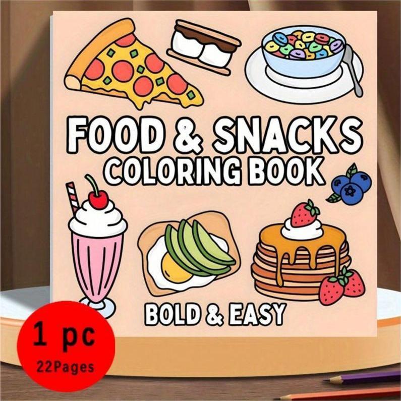 Yeni Yiyecek ve Atıştırmalık T - Food Snacks Coloring Book incelemesi ve fiyatı