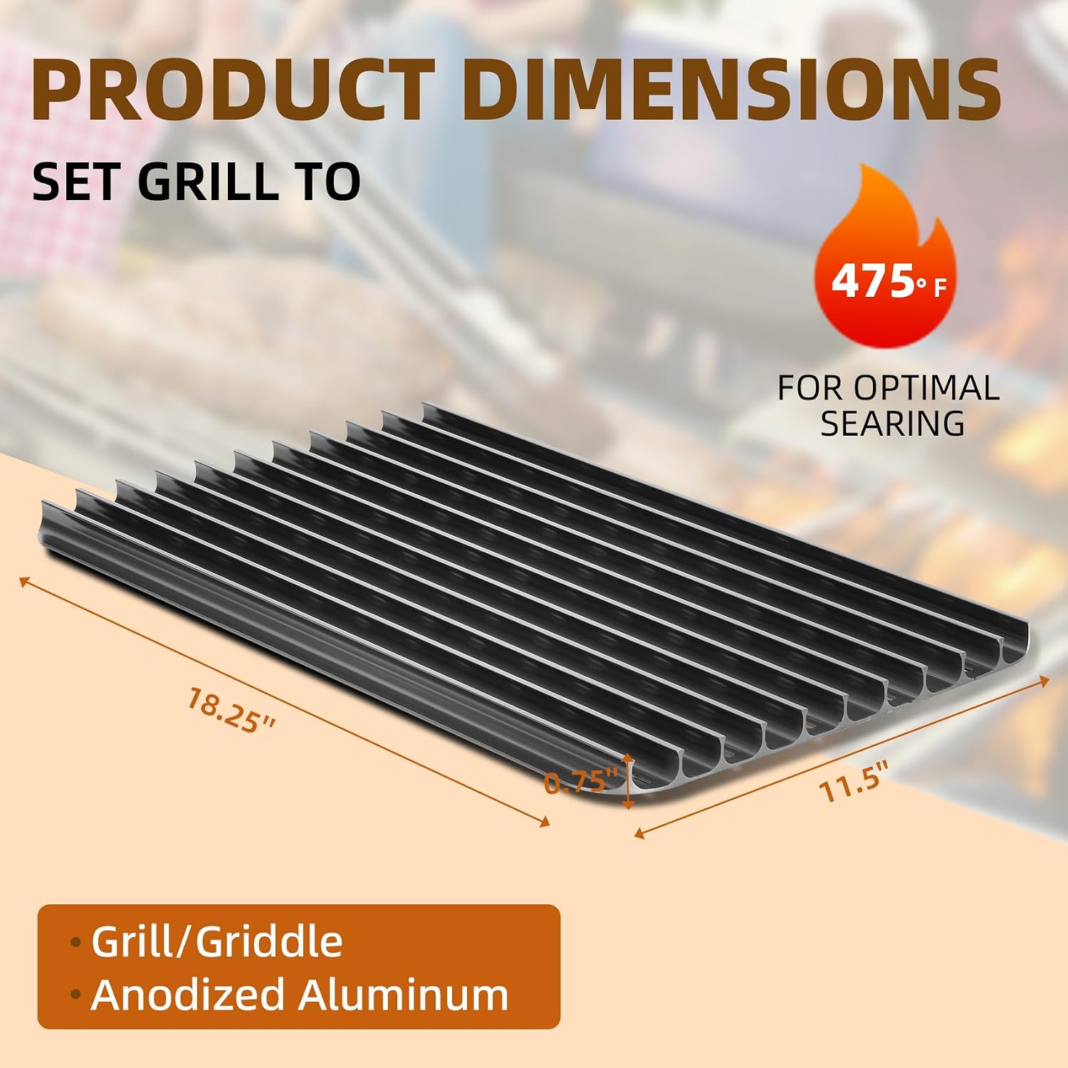 18.25'' x 11.5'' Çift Taraflı  - Foods X incelemesi ve fiyatı
