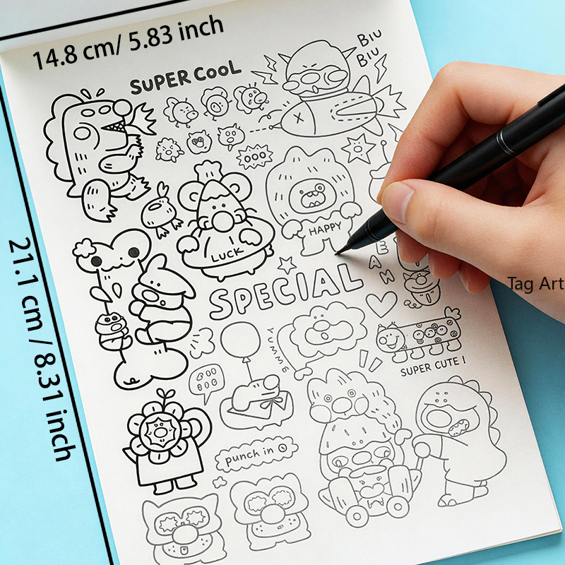 Endişe Giderici El Çizimleri K - Food Snacks Coloring Book incelemesi ve fiyatı