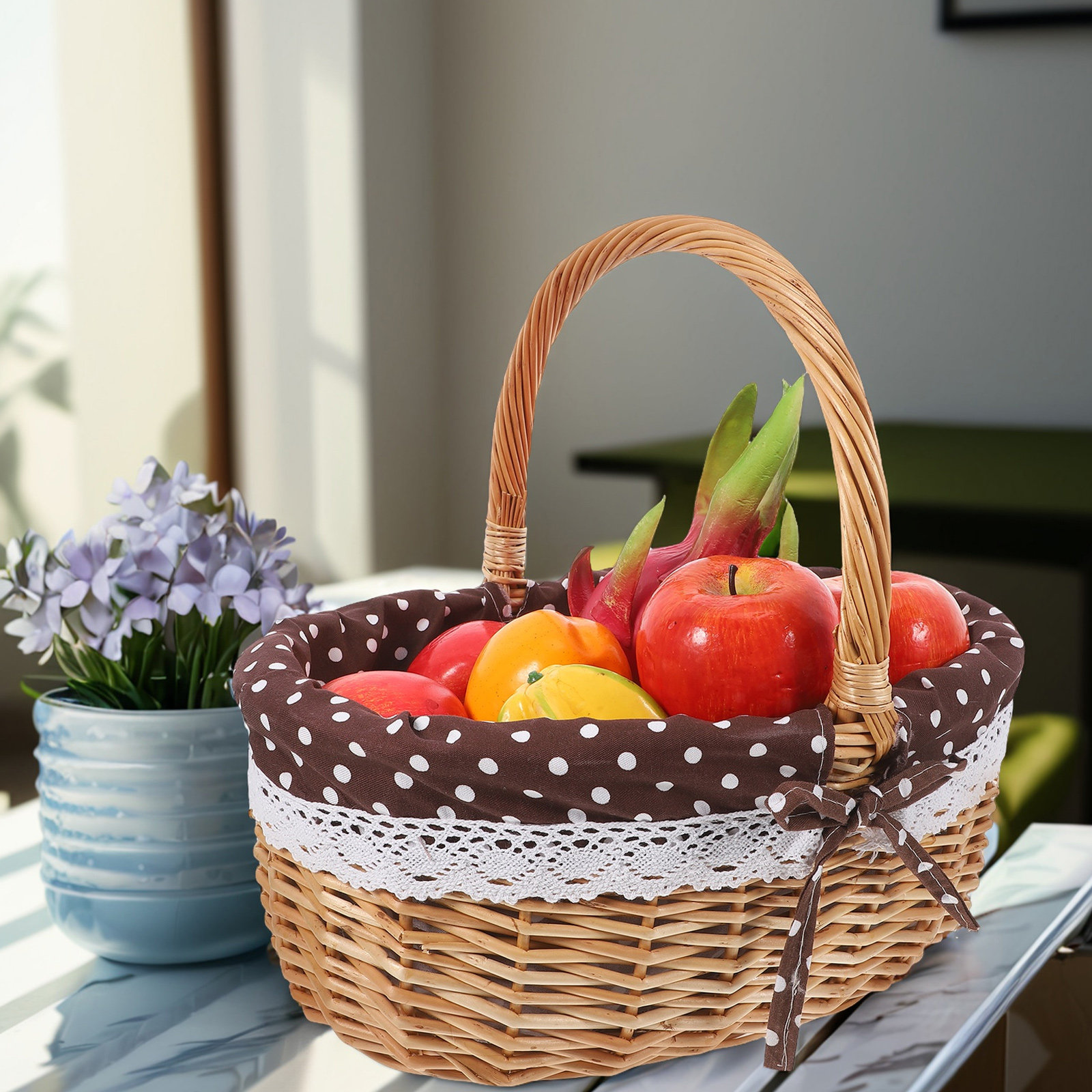 El yapımı hasır saklama sepeti - Snacks Food Gift Baskets incelemesi ve fiyatı