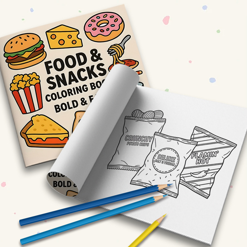Kalın Gıda ve Atıştırmalık Tem - Food Snacks Coloring Book incelemesi ve fiyatı