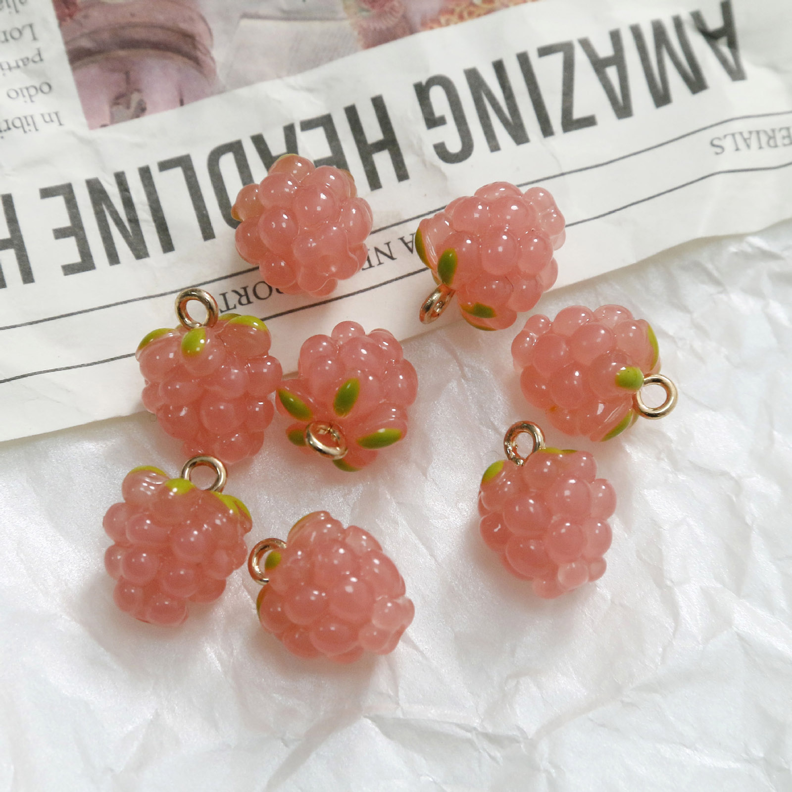 2 adet 3D reçine Charms üzüm m - Foods X incelemesi ve fiyatı